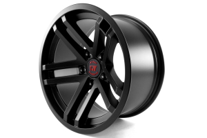 Rugged Ridge Jesse Spade Wheel 17x9 5x5 12mm Offset Satin Black - JK/JL/JT