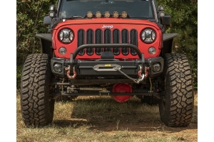 Rugged Ridge Arcus Front Bumper w/ Overrider  - JK