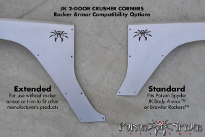 Poison Spyder Standard LED Taillight Crusher Corners 