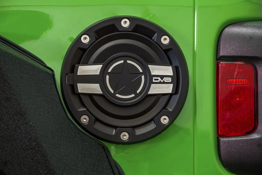 DV8 Offroad Aluminum Fuel Door - JL