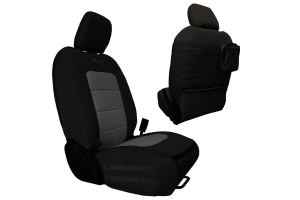 Bartact Tactical Series Front Seat Covers - Black/Graphite - JT