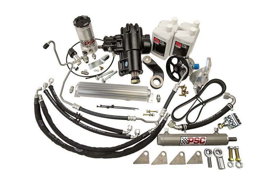 PSC Cylinder Assist Steering Package for Aftermarket D60 Axles - JK 2012+ 3.6L
