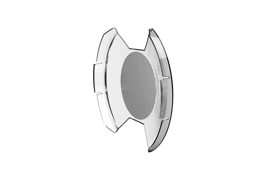 KC HiLiTES SlimLite 8in LED Light Shield, SAE Driving - Clear