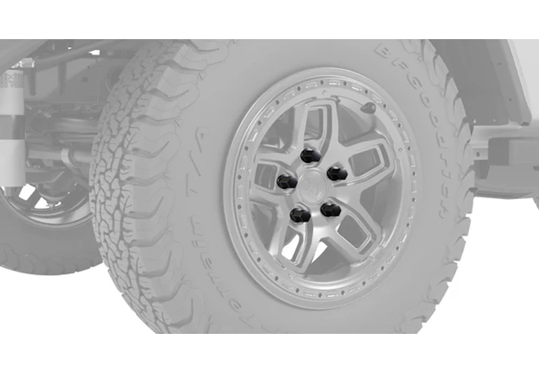 AEV  Black Lugnut Kit 24 Piece  - JT/JL