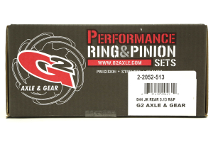 G2 Axle & Gear Dana 44 5.13 Rear Performance Ring and Pinion Set - 08+ JK