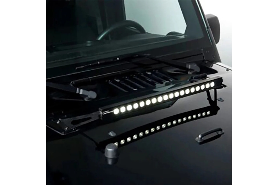 Putco 20in Luminix Hood Mounted LED Light Bar Kit - JK 