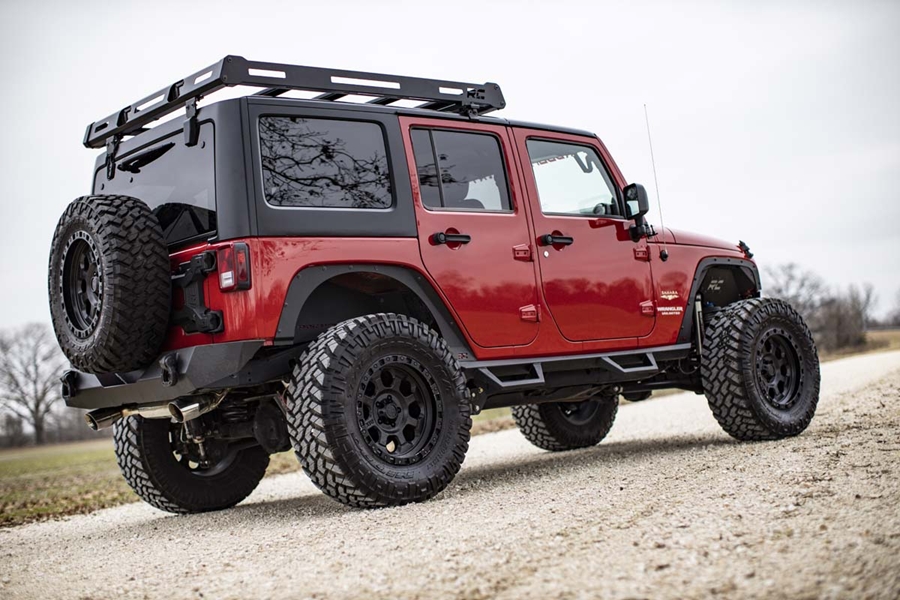 Rough Country Roof Rack System - No LED Lights - JK