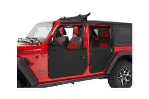 Bestop Full Fabric Rear Doors, 2-Piece - Black Twill - JT/JL 4Dr