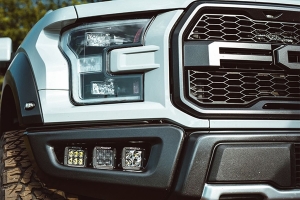 Rigid Industries Triple Fog Light Kit - 2017 Ford Raptor