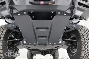 LOD Black Ops Front Bumper Skid Plate - Black - Bronco 2021+