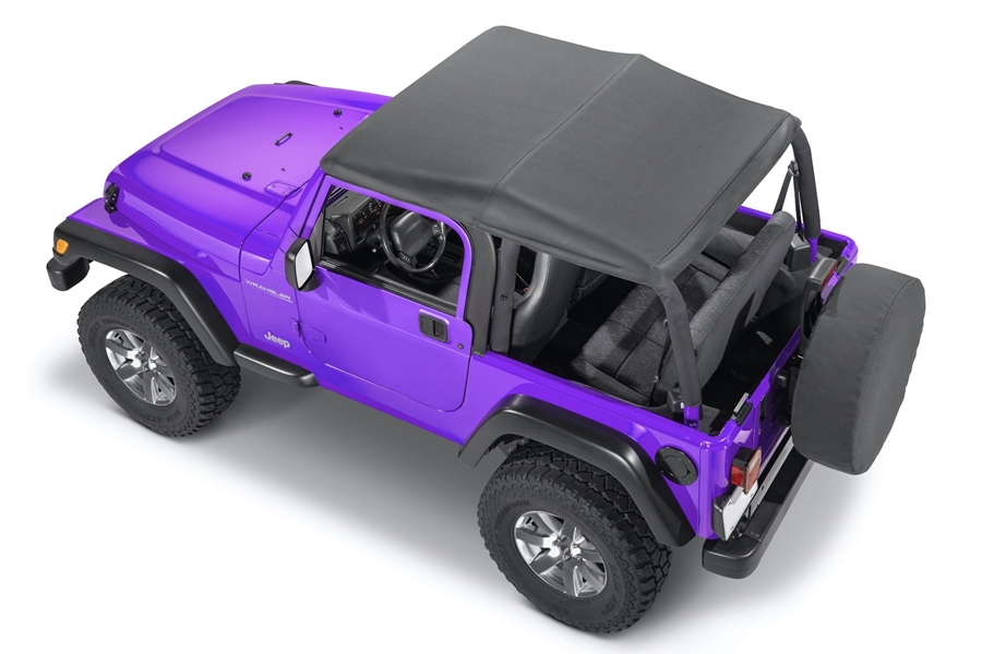 Steinjager Fastback Slant Back Soft Top Full Kit  - TJ 