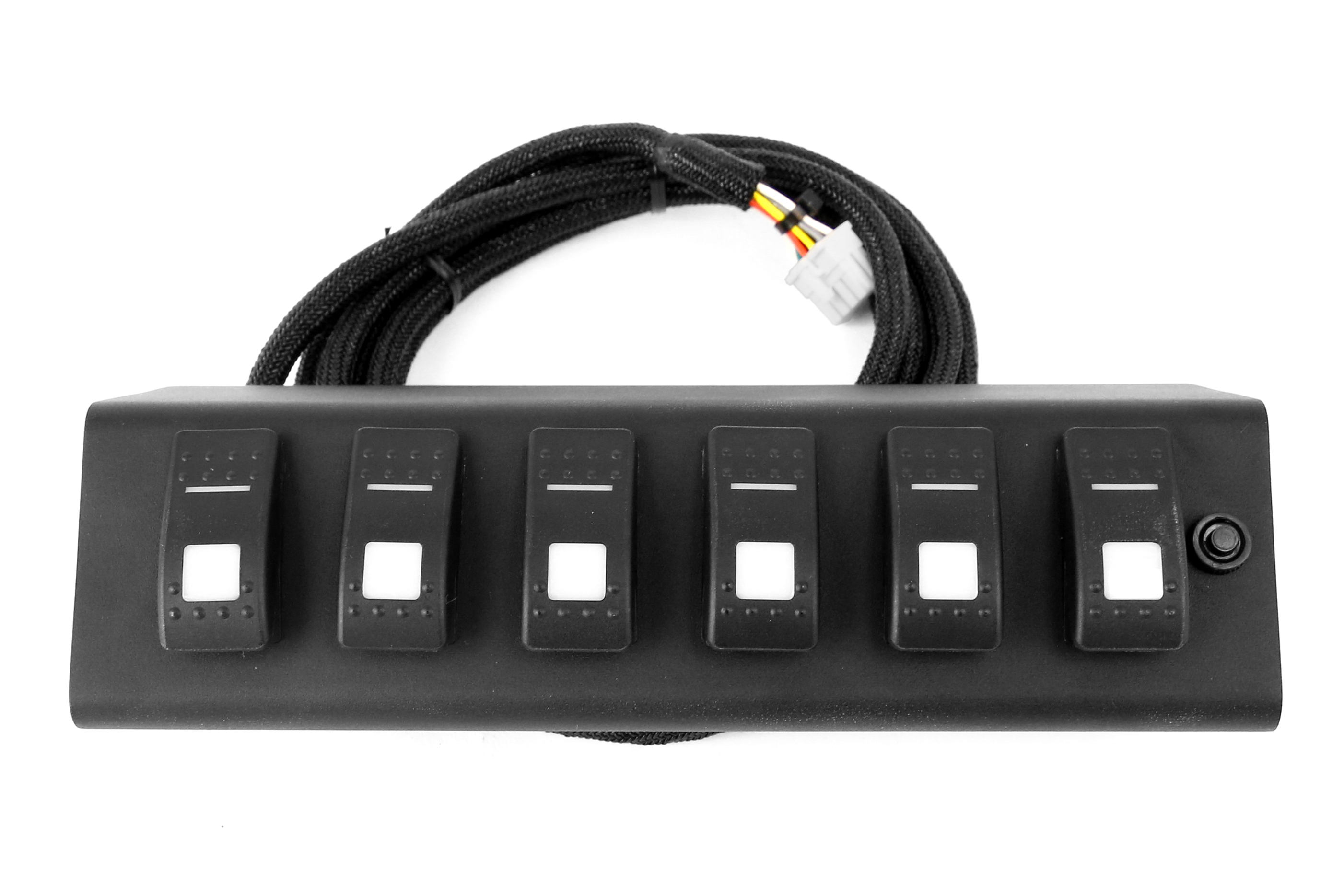 sPOD 6 Switch System with Dual Lit LED Switches Red - JK 2009+