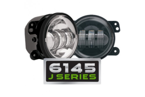 JW Speaker Model 6145 J Series LED Fog Lights Chrome - JK