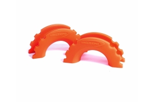 Daystar D-Ring/Shackle Isolators - Pair, Orange