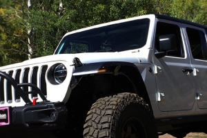 Quake LED Slim Smoked DRL Sport/Sport S Fender Chop Kit - JT/JL