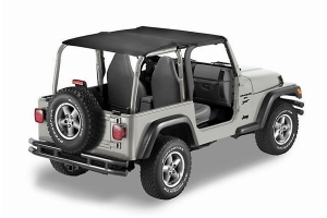 Bestop Safari-Style Bikini Soft Top - Black Diamond - TJ 2003-06