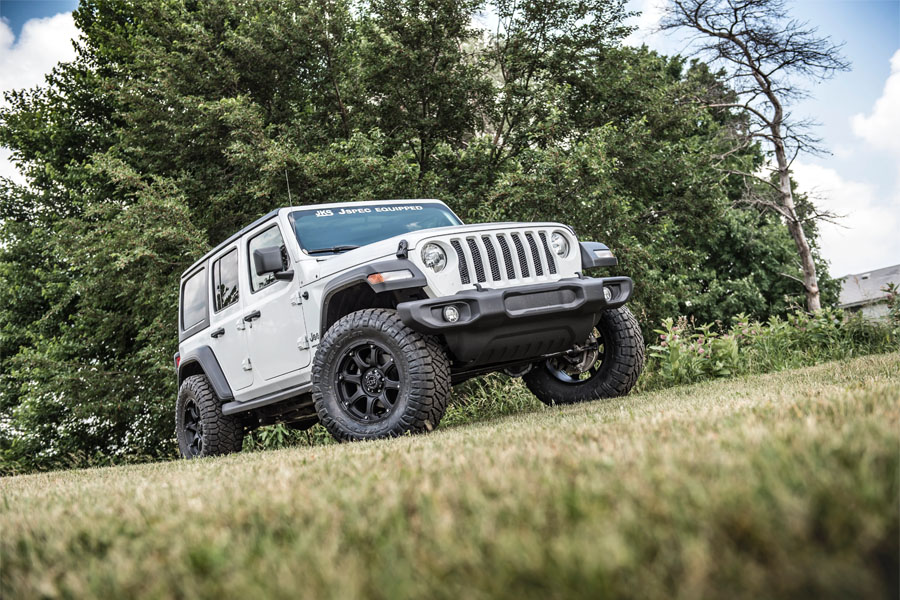 JKS J-Venture 2.5in Lift Kit w/ Shock Extension Bracket and HD Rate Coils - JL 4DR