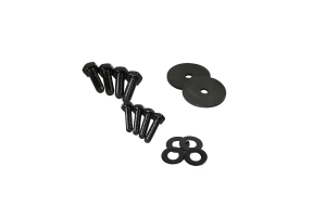 Kentrol Hood Kit, No Hood Catch - Powdercoat Black  - JK 