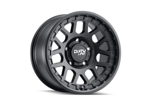 Dirty Life 9306 Mesa Series Wheel, Matte Black - 17X9 5x5 - JT/JL/JK