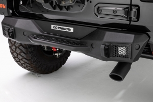 Go Rhino Rockline Rear Stubby Bumper - Textured Black - JK