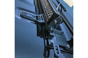 Quake LED A-Pillar Dual Pod/Single 42in Light Bar Cowl Mount - JT/JL