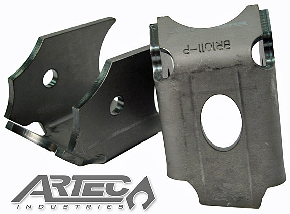 Artec Industries Lower Link Axle Bracket 10 Degree Pair, 3in Axle Tube - LJ/TJ