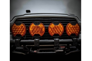 KC HiLiTES SlimLite 8in LED Light Shield, Driving - Amber