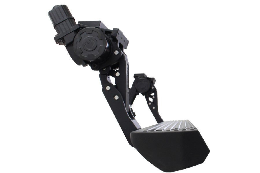 Go Rhino E-Board E1 Electric Running Board Kit - Textured Black Finish - JK