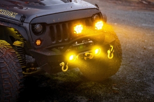 Morimoto BigBanger HXB LED Pod, Amber DRL, Combo, Yellow, Each