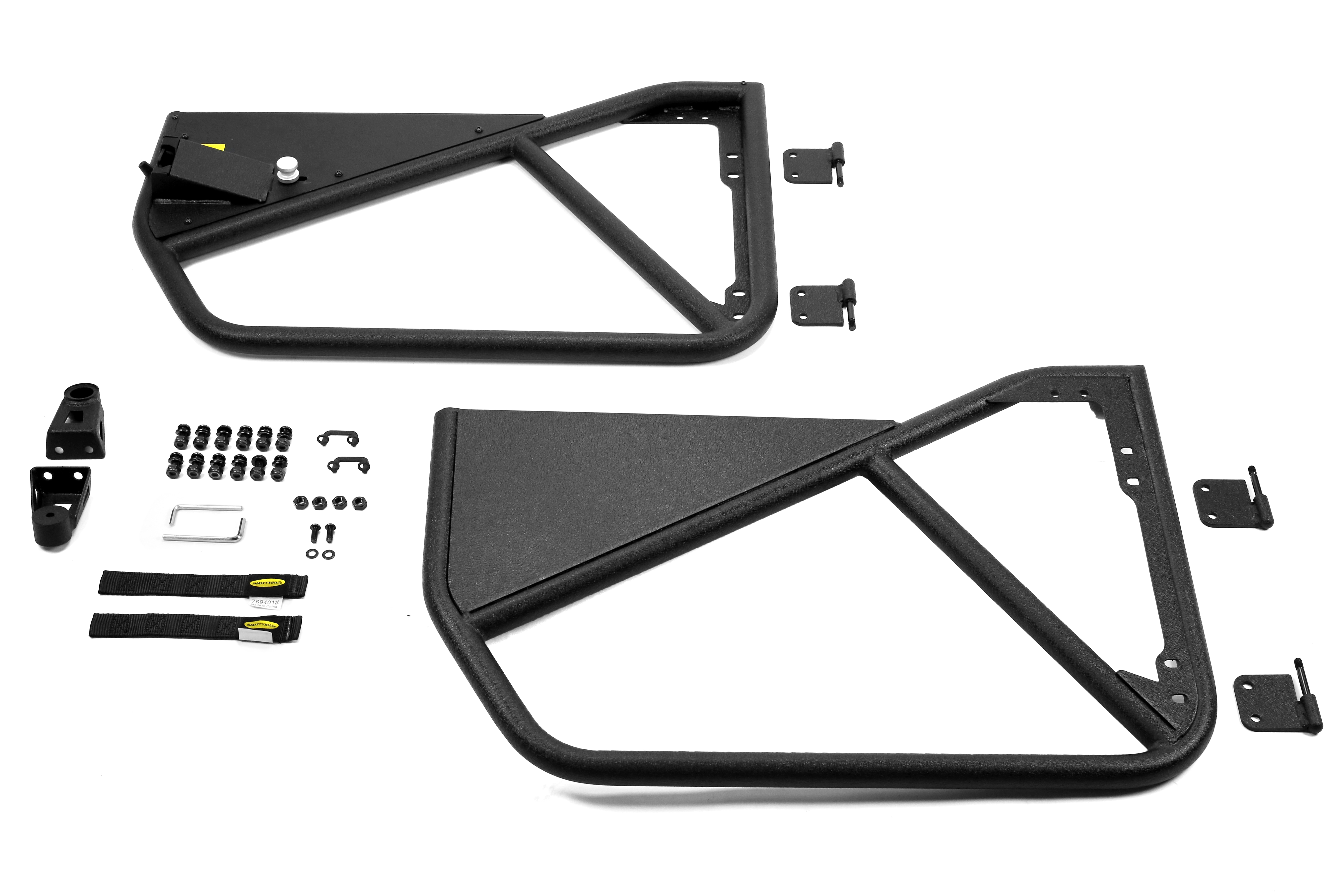 Smittybilt SRC Tubular Doors Front Black - JK