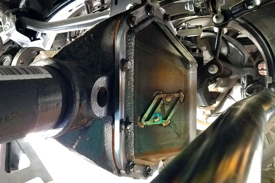 Next Venture Motorsports Front Diff Cover Advantek Dana 44/M210 - Black Powder Coat - JL/JT