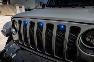 Oracle Pre-Runner Style LED Grill Light Kit - Blue - JL 2018-23