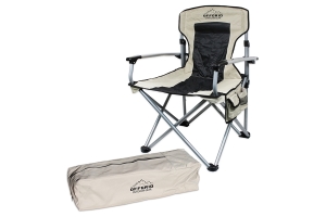 Raptor Series Off Grid Heavy Duty Folding Camping Chair w/ Drink Holder