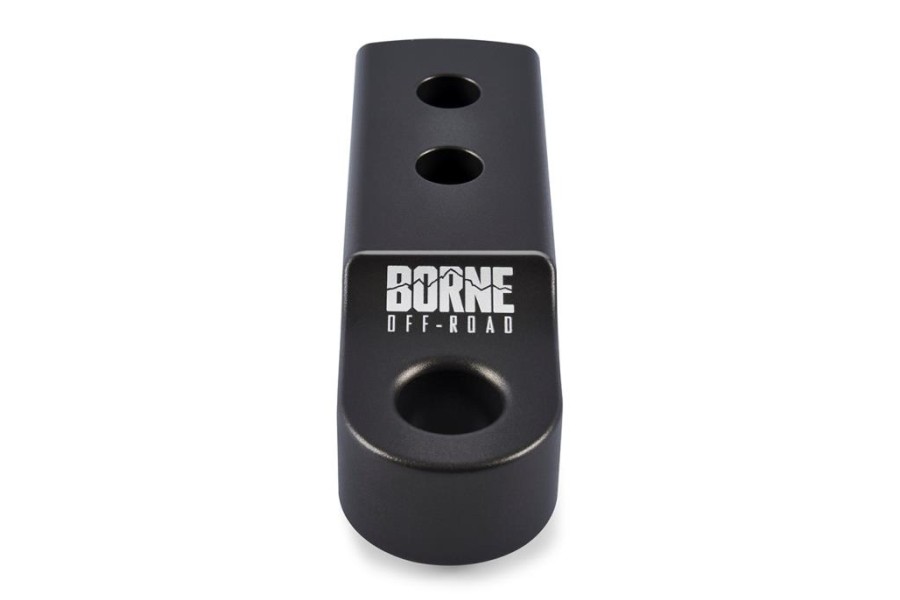 Borne Off-Road 2-inch Hitch Receiver Shackle Mount, Black