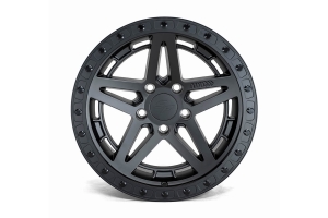 Addictive Desert Design Stealth Fighter Matte Black Wheel, 17x9 5x5    - JT/JL/JK