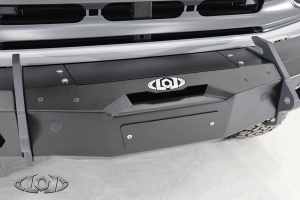 LOD Black Ops Front Bumper Winch Cover Plate - Black - Bronco 2021+