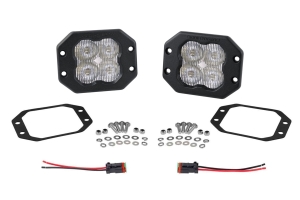 Diode Dynamics SS3 Sport Flush Mount LED Pods, ABL White - SAE Fog