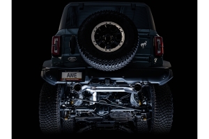 AWE OFG Dual Cat-Back Exhaust System - Chrome - Bronco 2021+