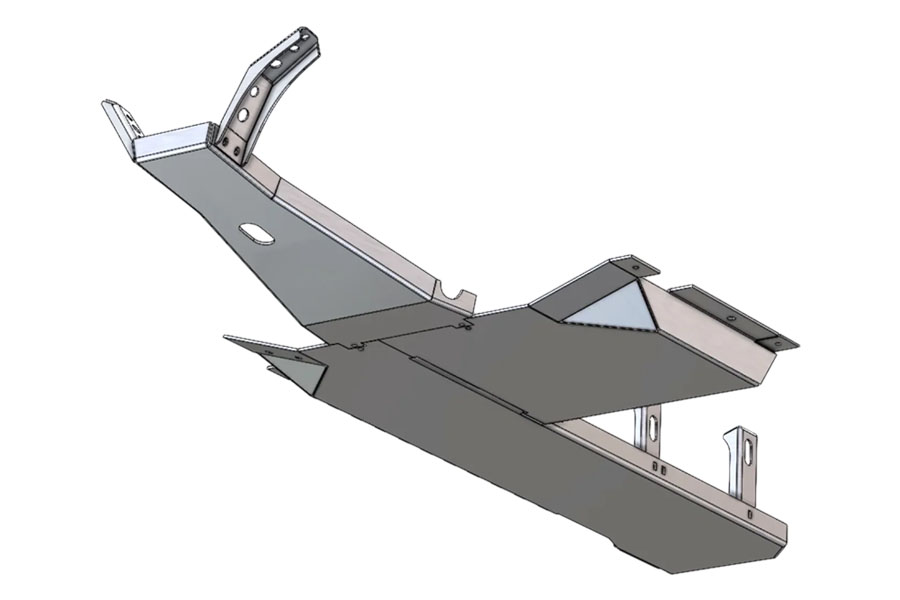 Next Venture Motorsports Aluminum Belly Skid - Bare - 2007-11 JK 4DR