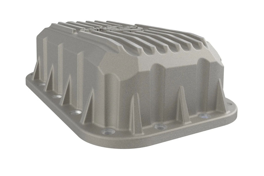 aFe POWER Street Series Engine Oil Pan Raw w/ Machined Fins - JK 3.6L