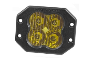 Diode Dynamics SS3 Sport Flush Mount LED Pod - Yellow Driving