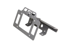 Motobilt License Plate Relocator/Light Mount (w/o Camera Mount) - Bare - JL/JK