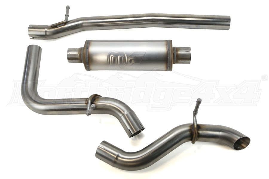Jeep JK Magnaflow Rock Crawler Series CatBack Exhaust 25in Jeep