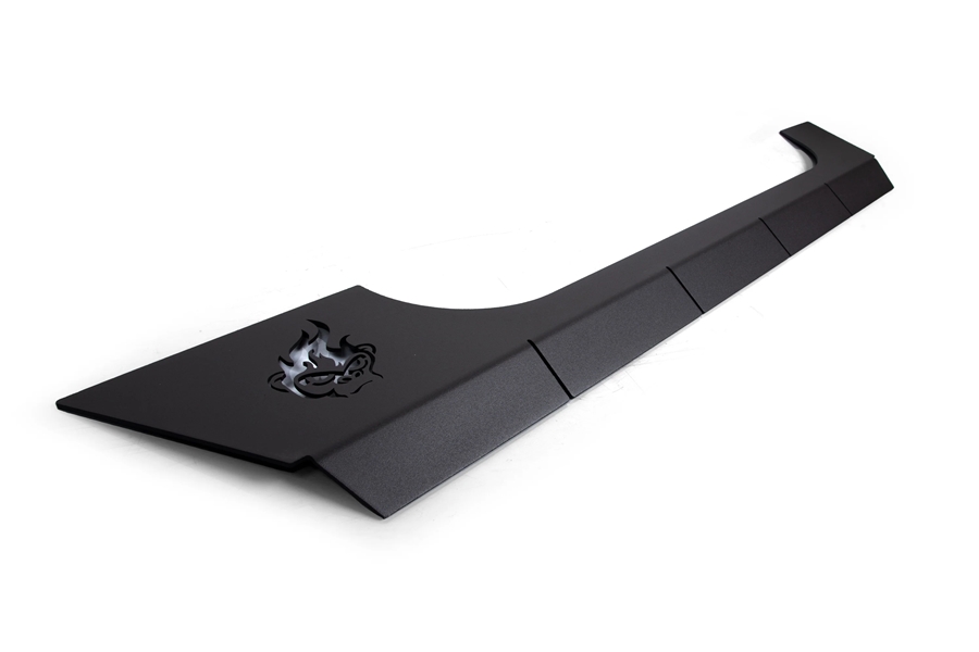 Crawltek Aluminum Rocker Cladding Kit - Black - JK 2Dr