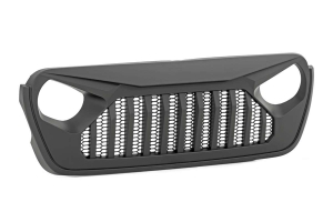 Rough Country Angry Eyes Replacement Grille - Black - JT/JL