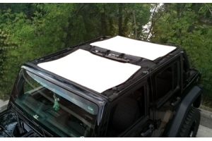 Dirty Dog 4x4 Sun Screen 2 Piece Front, Back and Rear Sand - JK 4dr