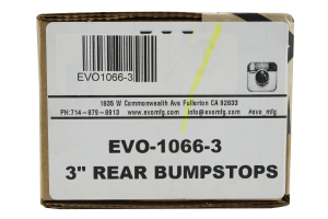 Evo Manufacturing Bump Stop Kit Rear 3in - JK