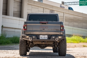 Road Armor Identity Rear Bumper, Texture Black - TJ