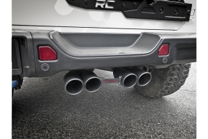 aFe Rebel Series 2.5in Cat-Back Exhaust System w/Black Tip  - JL 4Dr 3.6L