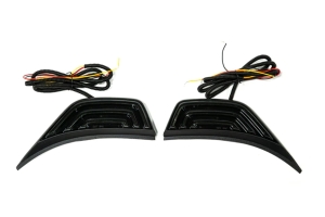 Outside Line Motoring LED Front Fender Vent Sidemarkers - Smoked - JL